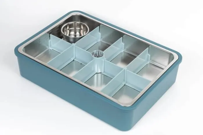 Platterbox Snack Box Tilbehørssæt - 21 dele Plastik - Valnød