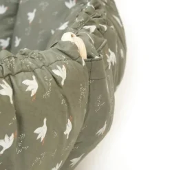 Play&Go Babynest Legemåtte Ø 130 cm - Økologisk bomuld - Grøn