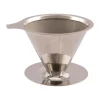 Point Virgule Kaffefilter B 8 x L 11,4 cm - Rustfrit stål - Grå