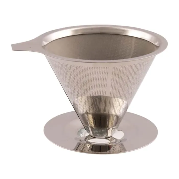 Point Virgule Kaffefilter B 8 x L 11,4 cm - Rustfrit stål - Grå