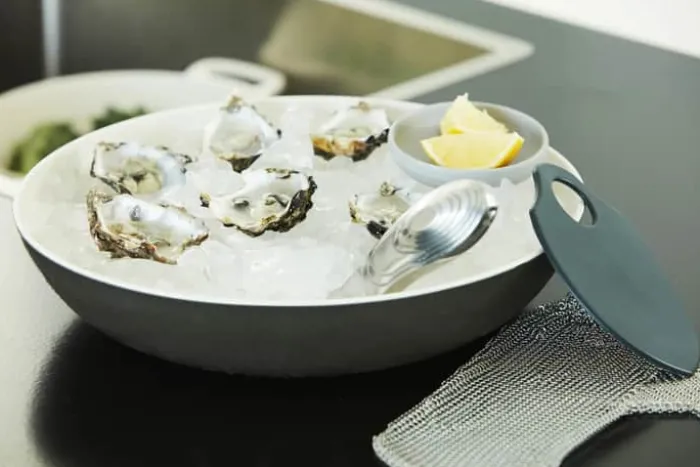 Point Virgule Østerskniv L 15,5 cm - Ristfrit stål 18/10 - Sølvfarvet