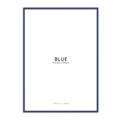 Poster&Frame Billedramme B 70 x L 100 cm - Træ - Blå