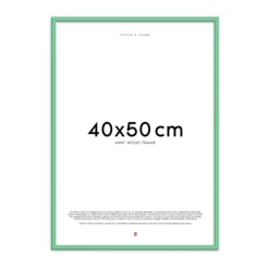 Poster&Frame Billedramme B 40 x L 50 cm - Træ/glas - Mint