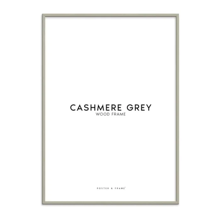 Poster&Frame Billedramme B 70 x L 100 cm - Træ - Cashmere grå