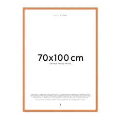 Poster&Frame Billedramme B 70 x L 100 cm - Akryl/glas- Orange