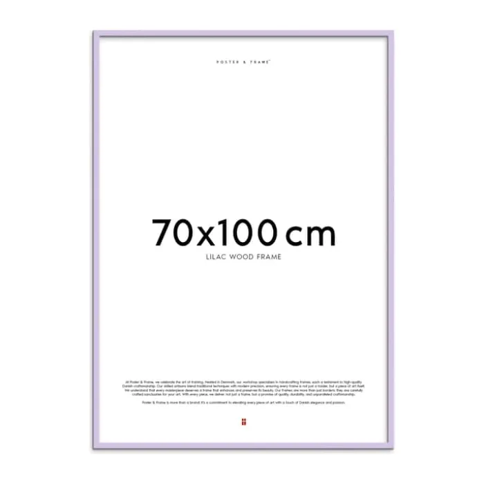 Poster&Frame Billedramme B 70 x L 100 cm - Akryl/glas- Lilla