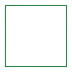 Poster&Frame Billedramme B 50 x L 50 cm - Træ/glas - Grøn