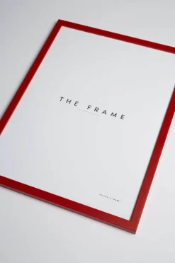 Poster&Frame Billedramme B 50 x L 50 cm - Træ - Rød