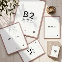 Poster&Frame Billedramme B 50 x L 50 cm - Træ - Rose