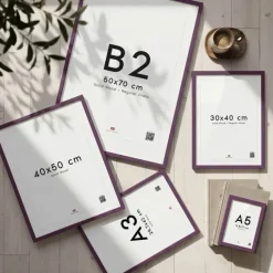 Poster&Frame Billedramme B 70 x L 100 cm - Træ - Blomme