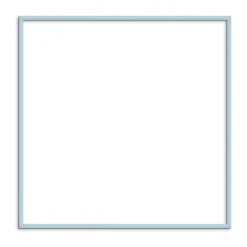 Poster&Frame Billedramme B 50 x L 50 cm - Træ - Lyseblå
