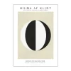 Poster&Frame Hilma af Klint Plakat B 70 x L 100 cm - Papir - Sort/hvid