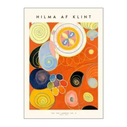 Poster&Frame Hilma af Klint Plakat - The ten largest no. 03 B 29,7 x L 42 cm - Papir - Multifarvet