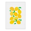 Poster&Frame Orara Studio Plakat - Lemon Crowd B 50 x L 70 cm - Papir - Gul