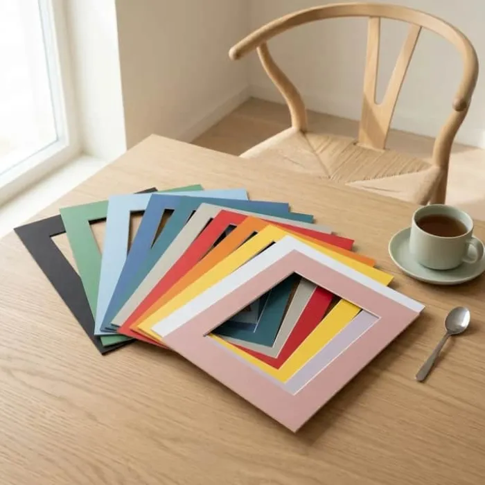 Poster&Frame Passepartout B 30 x L 40 cm - Papir - Hvid