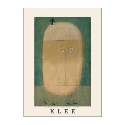 Poster&Frame Paul Klee Plakat - Mask of fear B 30 x L 40 cm - Papir - Grøn/beige