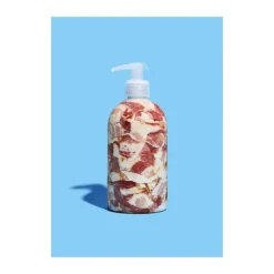 Poster&Frame plakat - Bacon dispenser B 50 x L 70 cm - Papir - Blå/brun