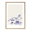 Poster&Frame Plakat - Coffee & Pancakes B 30 x L 40 cm - Papir - Beige