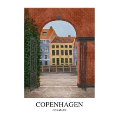Poster&Frame Plakat - Copenhagen B 50 x L 70 cm - Papir