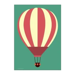 Poster&Frame Plakat - Hot Air B 50 x L 70 cm - Papir - Multifarvet
