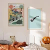 Poster&Frame Plakat - Lakridspiben B 50 x L 70 cm - Papir - Lyseblå