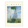 Poster&Frame Plakat - Madame Monet et son fils B 30 x L 40 cm - Papir - Blå/grøn