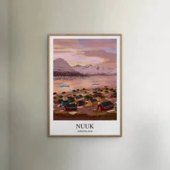 Poster&Frame Plakat - Nuuk B 30 x L 40 cm - Papir