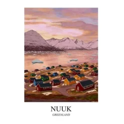 Poster&Frame Plakat - Nuuk B 21 x L 29,7 cm - Papir