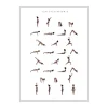 Poster&Frame plakat - Sun salutation a woman B 50 x L 70 cm - Papir