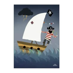 Poster&Frame Plakat - Treasure Hunt B 50 x L 70 cm - Papir - Multifarvet