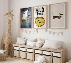 Poster&Frame Plakat - Treasure Hunt B 50 x L 70 cm - Papir - Multifarvet