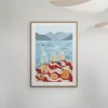 Poster&Frame Plakat - Wine by the sea B 30 x L 40 cm - Papir