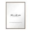 Poster&Frame Spejl H 40 x B 30 cm - Træ/glas - Dark oak