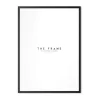Poster&Frame The Frame Ramme B 29,7 x L 42 cm - Træ - Sort