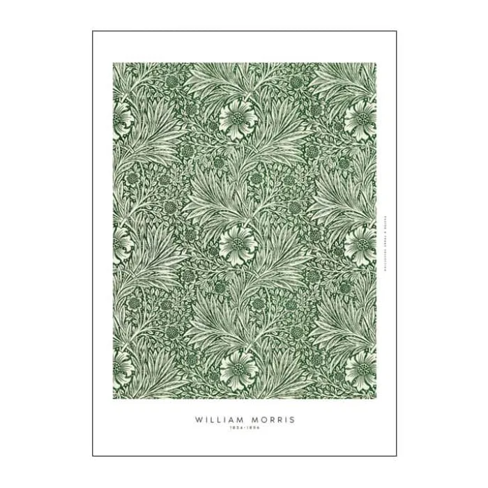 Poster&Frame William Morris Plakat - Greens B 30 x L 40 cm - Papir - Grøn