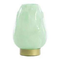 Present Time Ginny LED Bordlampe Ø 13 x H 19,5 cm - Glas - Mint