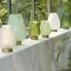 Present Time Ginny LED Bordlampe Ø 13 x H 19,5 cm - Glas - Hvid