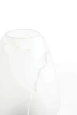 Present Time Ginny LED Bordlampe Ø 13 x H 19,5 cm - Glas - Hvid