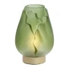 Present Time Ginny LED Bordlampe Ø 13 x H 19,5 cm - Glas - Grøn
