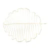 Present Time Leaf Skål H 7 x B 28 x L 36 cm - Metal - Messing