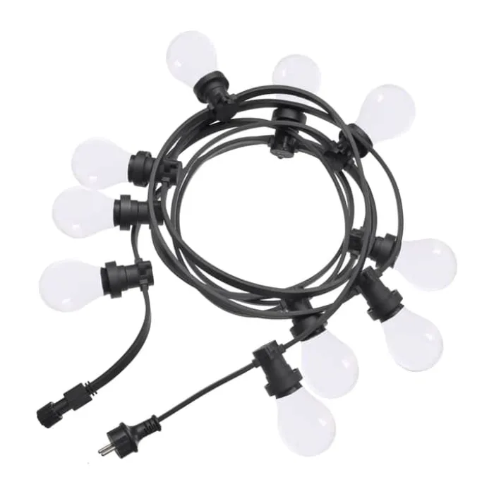 PR Home Bright Light Lyskæde L 7,2 cm - Plastik - Opal