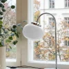 PR Home Elsy Bordlampe Ø 32 x H 51 cm - Jern/glas - Hvid