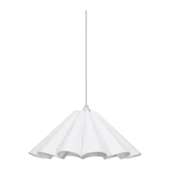 PR Home Freja Pendel Ø 19 x H 45 cm - Bomuld - Hvid