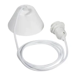 PR Home Ledningsophæng 2,1 meter - Pastik/stof - Hvid