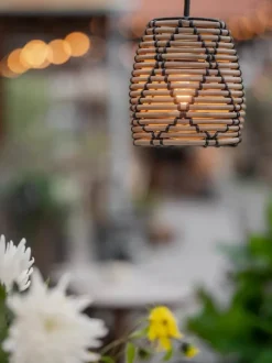 PR Home Lollo Udendørslampe Ø 18 x H 20 cm - Polyrattan - Natur