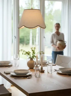 PR Home Nell Pendel Ø 35 cm - Polyester - Beige