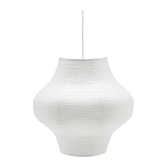 PR Home Sani Pendel Ø 44,5 cm - Rispapir - Hvid