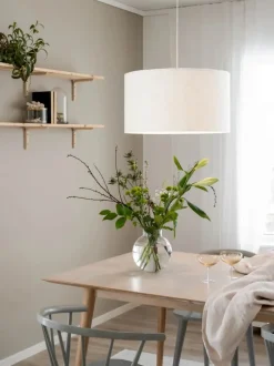 PR Home Sara Pendel Ø 35 cm - Hør - Off white