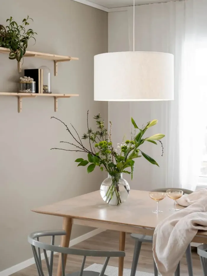 PR Home Sara Pendel Ø 35 cm - Hør - Off white