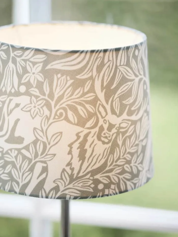 PR Home Sofia Eldertree Lampeskærm Ø 20 cm - Polyester - Grå
